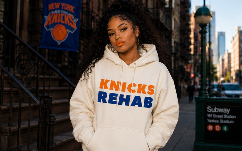 KNICKS REHAB PULL OVER HOODIE