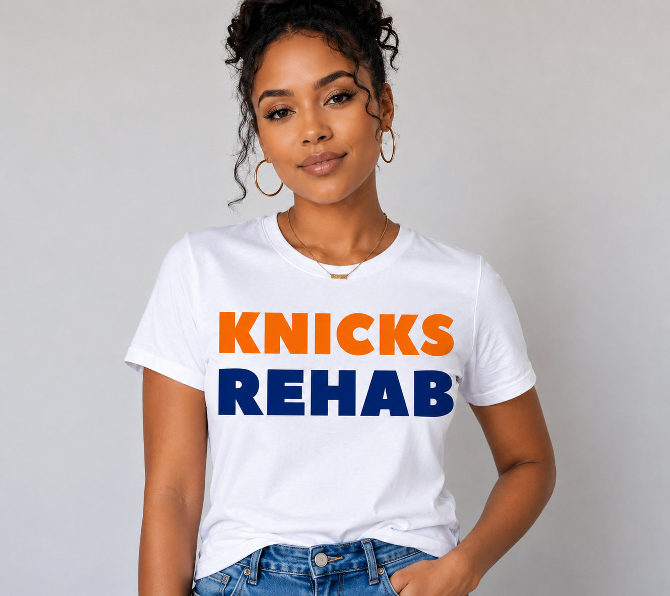 KNICKS REHAB WOMEN T-SHIRT